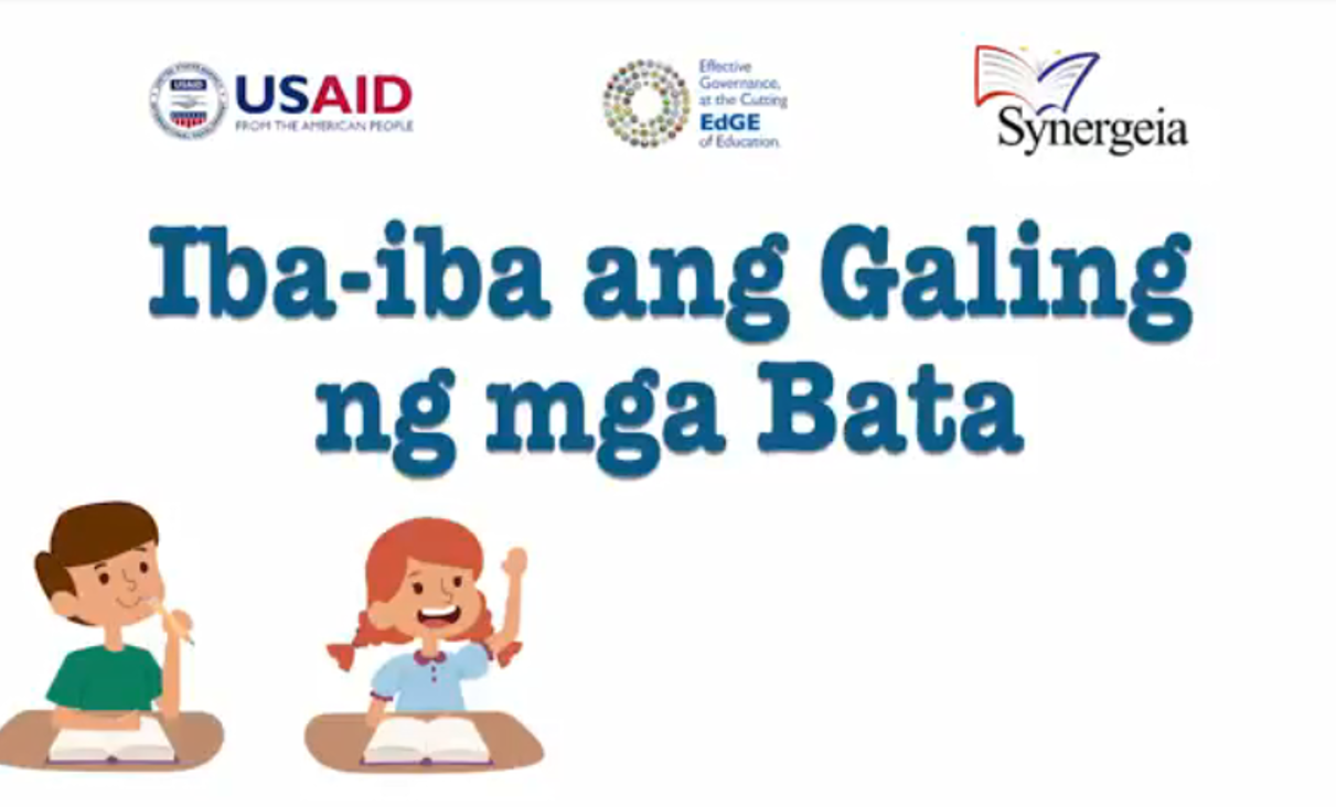 Lesson 3: Iba-Iba ang Galing ng mga Bata