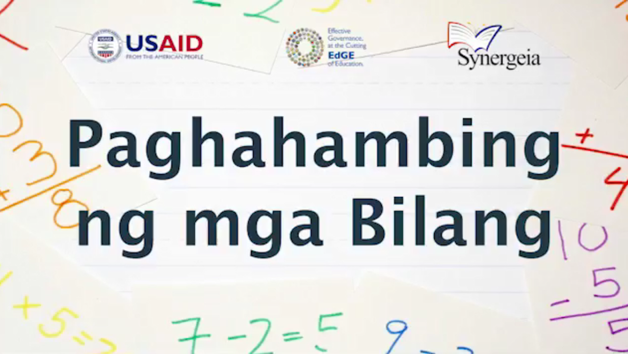 Lesson 2: Paghahambing ng mga Bilang