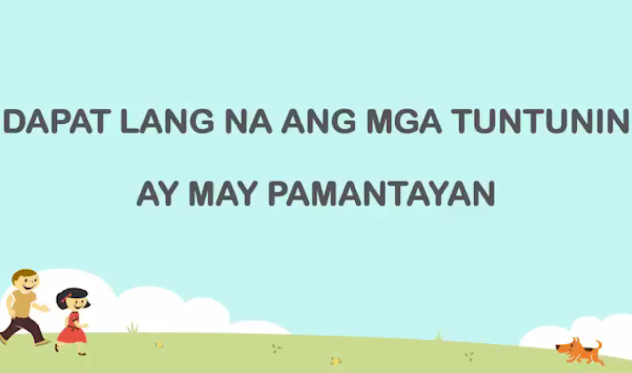 Lesson 3: Part 2: Pagsunod sa Pamantayan ng Mag-Anak (Grade 3)